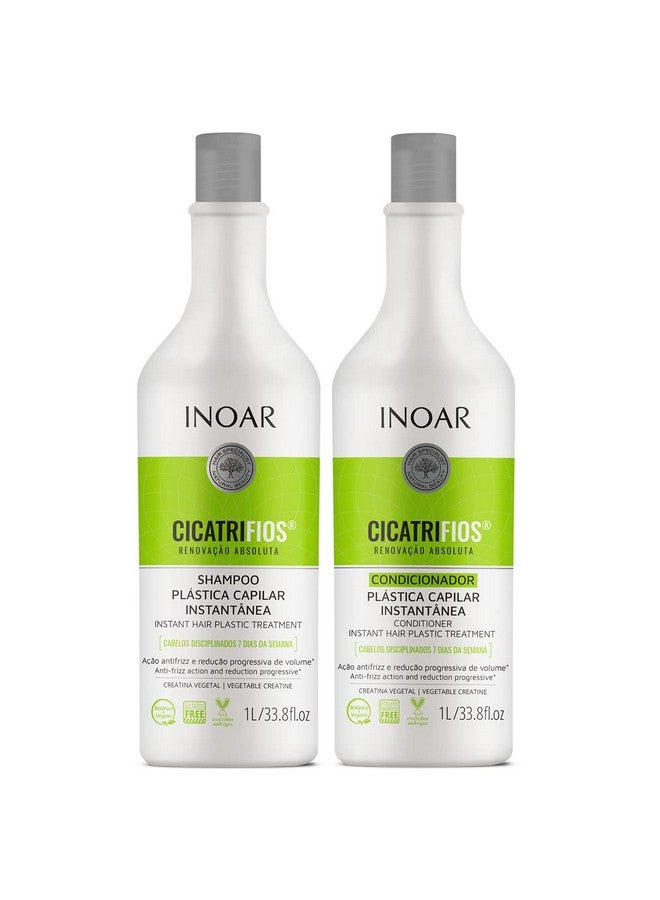 Inoar - Cicatrifios Collection - Surgery Shampoo And Conditioner (2 X 33.81 Fl Oz) - Image 1