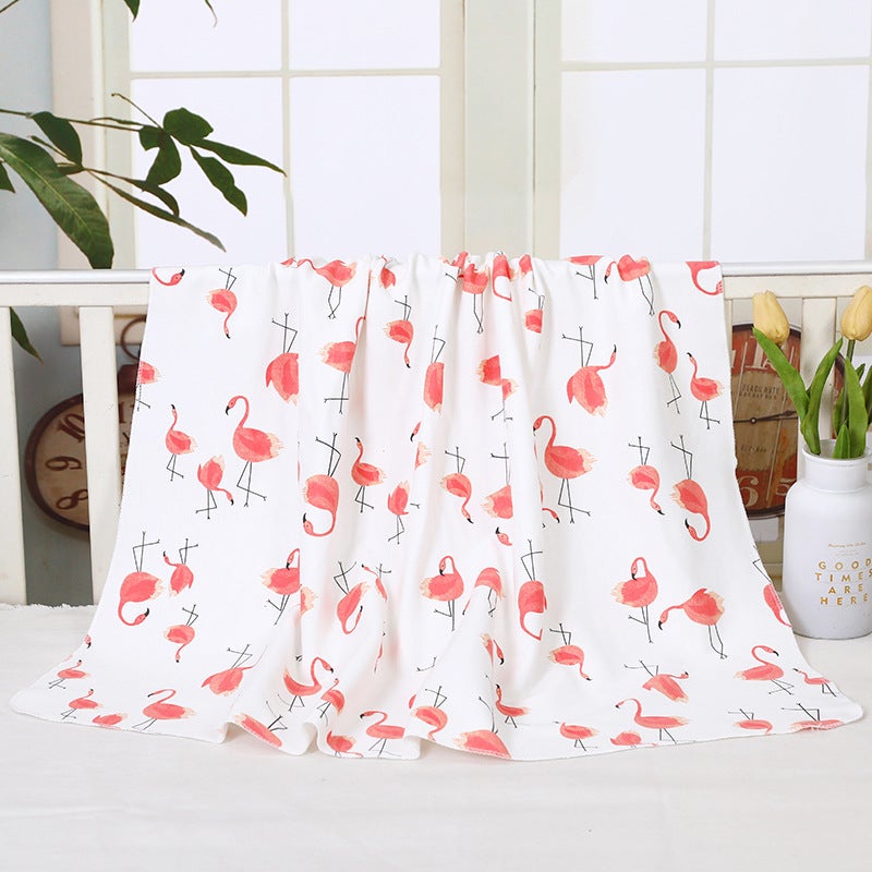 Newborn Cotton Towel Newborn Baby Delivery Room Wrap Cloth Holding Single Warm Baby Bag Single Wrap Towel Bath Towel Blanket - Image 1