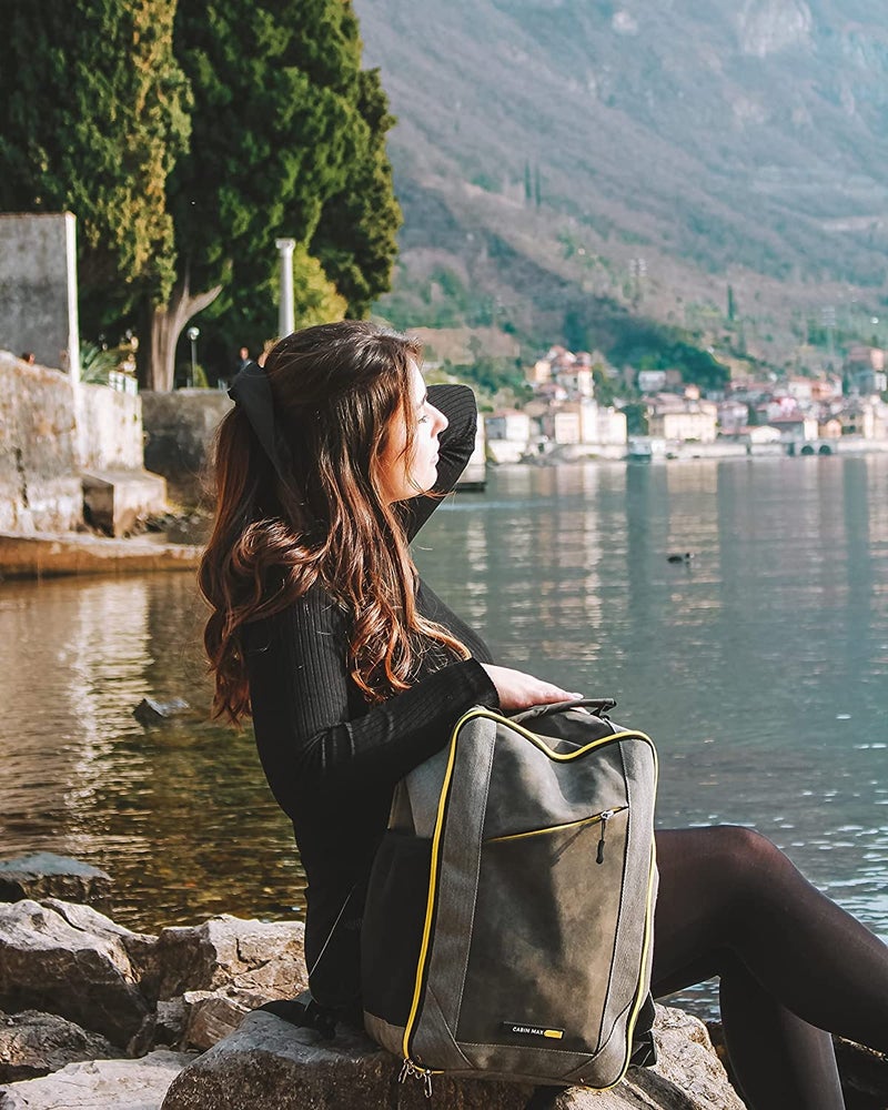 Cabin Max Mini Backpack Usable as Underseat Carry on Luggage and Laptop Backpack - Image 2