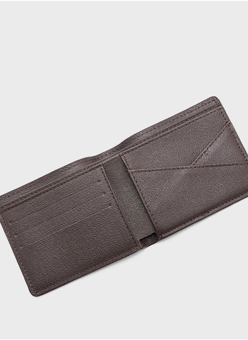 Robert Wood Printed Bi-Fold Wallet