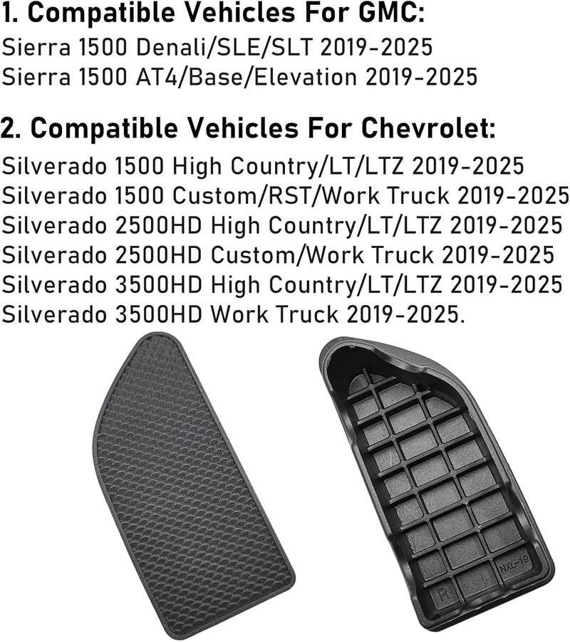TTCR-II أغطية ثقوب دعامات سرير TTCR-II لسيارات GMC Sierra وChevy Silverado (2019-2024) - عبوة 2 - Image 3