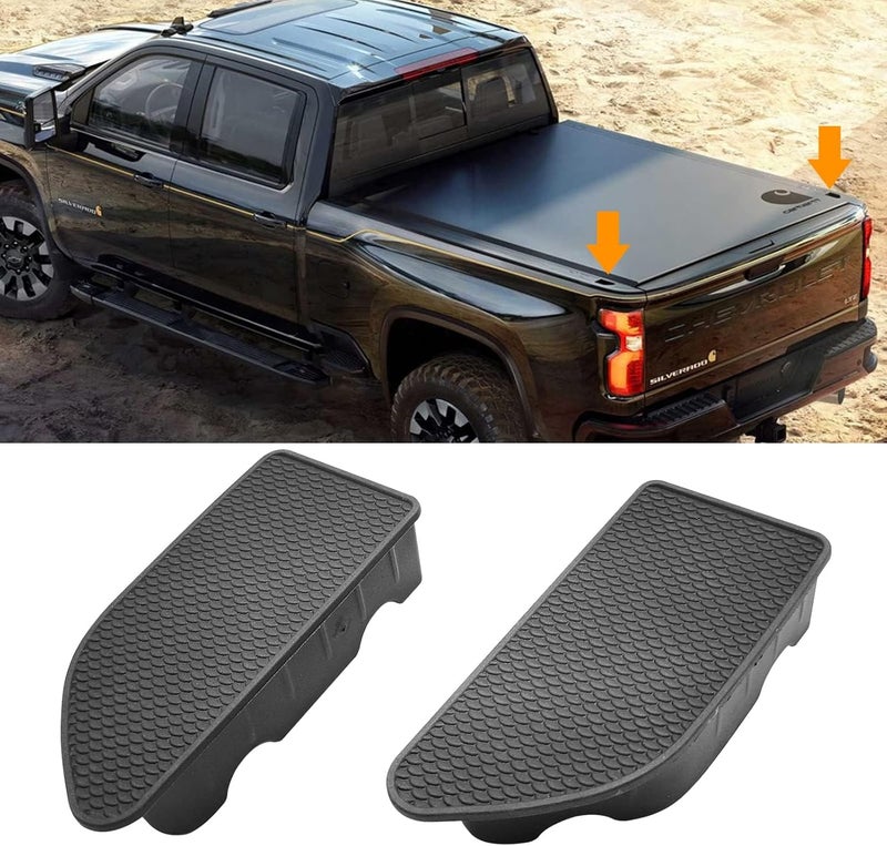 TTCR-II أغطية ثقوب دعامات سرير TTCR-II لسيارات GMC Sierra وChevy Silverado (2019-2024) - عبوة 2 - Image 1