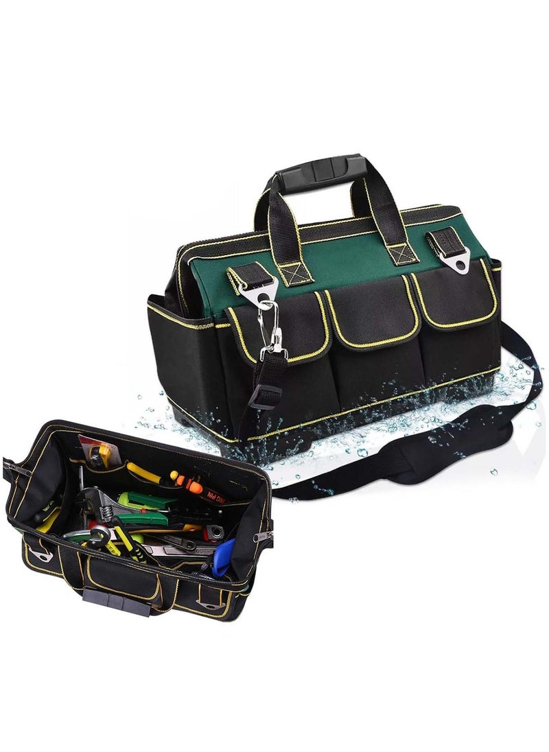 17'' Multifunctional Tool Bag with Waterproof Molded Base, Electric Tool Bag, Large Capacity Wide Mouth Tool Tote Bag for Electricians Carpenters - pzsku/ZD39F8108075F00A3924DZ/45/_/1735109833/a681bd9b-2bfe-49ff-b5a0-b3aea87239d4