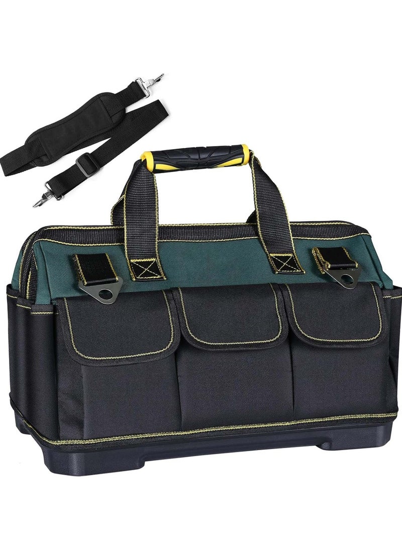 17'' Multifunctional Tool Bag with Waterproof Molded Base, Electric Tool Bag, Large Capacity Wide Mouth Tool Tote Bag for Electricians Carpenters - pzsku/ZD39F8108075F00A3924DZ/45/_/1735109846/0e2231ab-fa28-4f4c-8654-2065fa8210e4