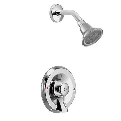 Moen T8375 Commercial PosiTemp Pressure Balancing Shower 25 gpm Chrome - Image 1