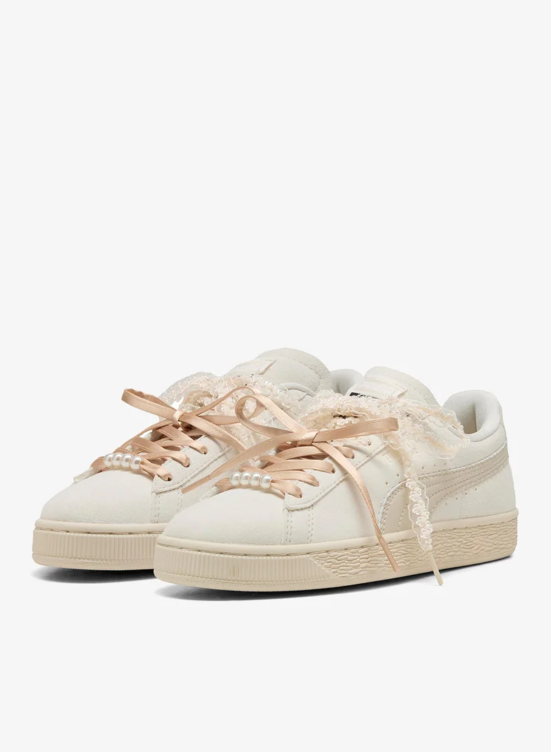 Puma Frosted Ivory-Silver Fog Suede Bloom for Women | Best Price UAE