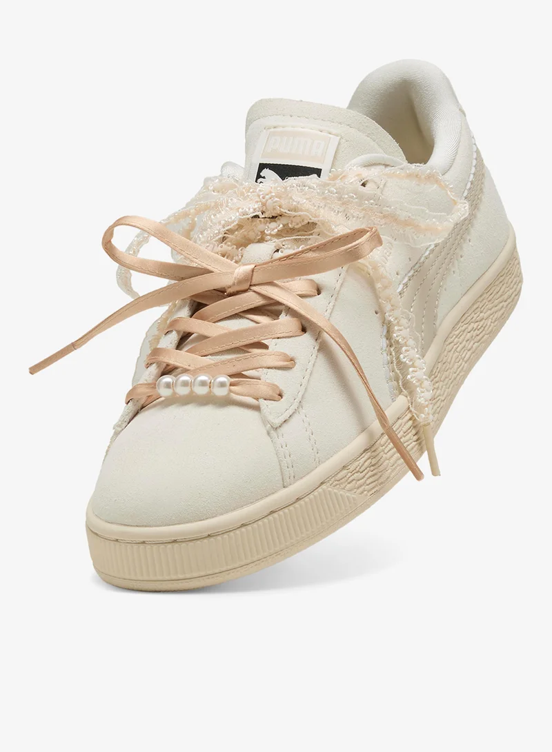 Puma Frosted Ivory-Silver Fog Suede Bloom for Women | Best Price UAE