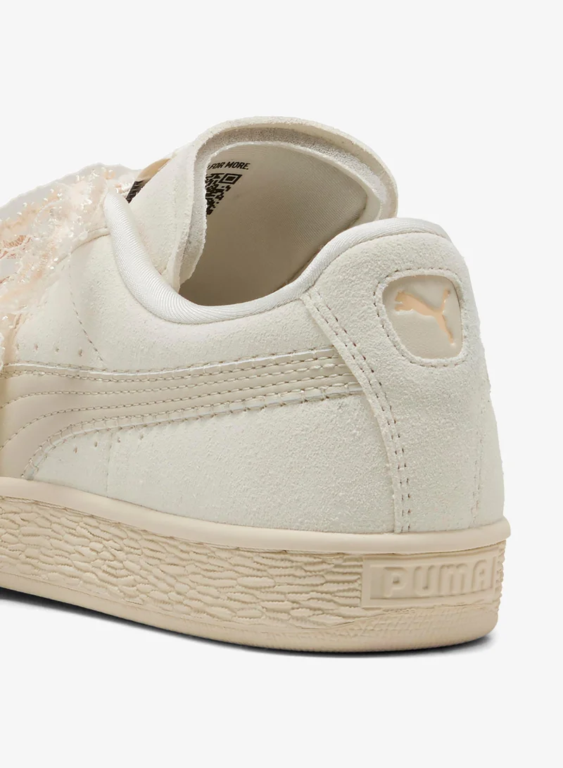 Puma Frosted Ivory-Silver Fog Suede Bloom for Women | Best Price UAE