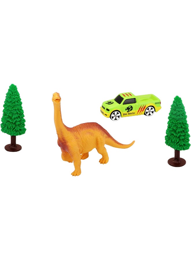 Dino Build 'N Play Set Is A Fun And Engaging Toy That Combines The Excitement Of Die-Cast Cars With A Prehistoric Dinosaur Theme.
