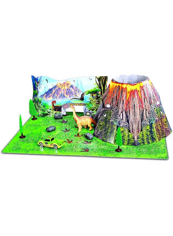 Dino Build 'N Play Set Is A Fun And Engaging Toy That Combines The Excitement Of Die-Cast Cars With A Prehistoric Dinosaur Theme.