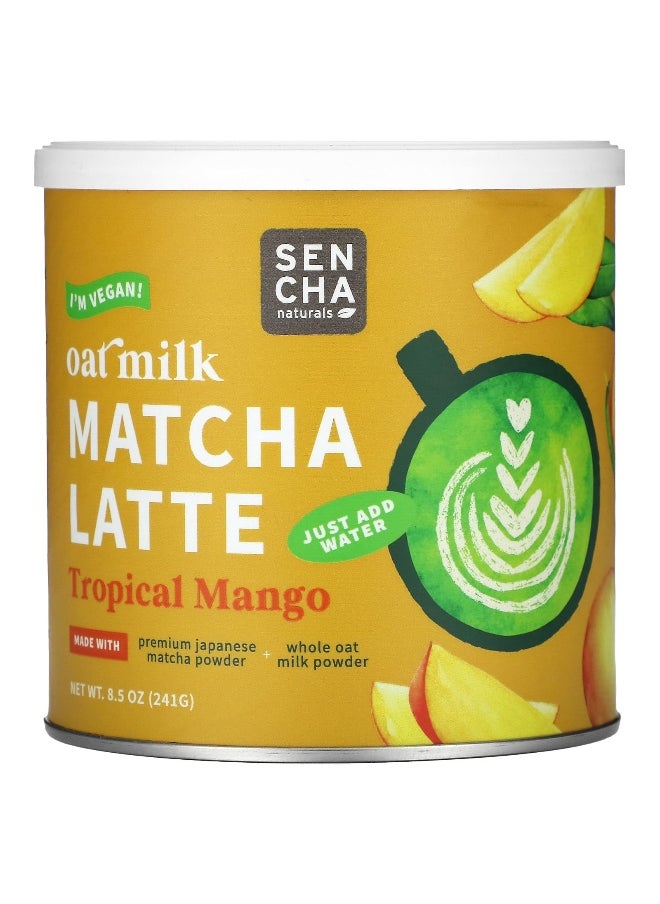 Sencha Naturals Sencha Naturals, Oat Milk, Matcha Latte, Tropical Mango, 8.5 oz (241 g)  - Image 1
