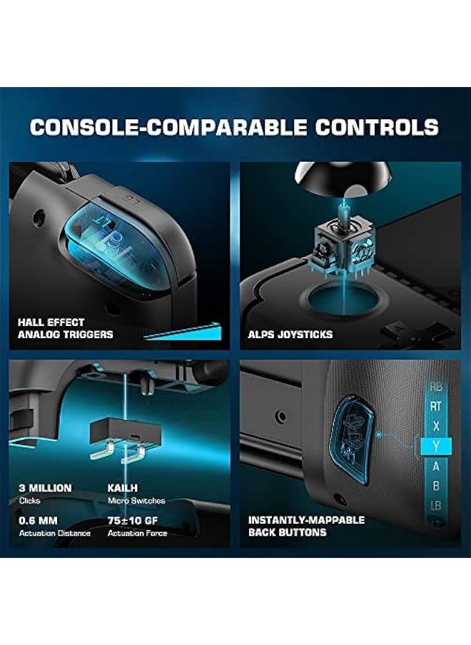 X2 Pro Mobile Gaming Controller for Android Support Xbox Cloud Gaming, Stadia, Luna, Android Controller with Mappable Back ons, Detachable ABXY ons 【1 Month Xbox Game Pass Ultimate】  - Image 3