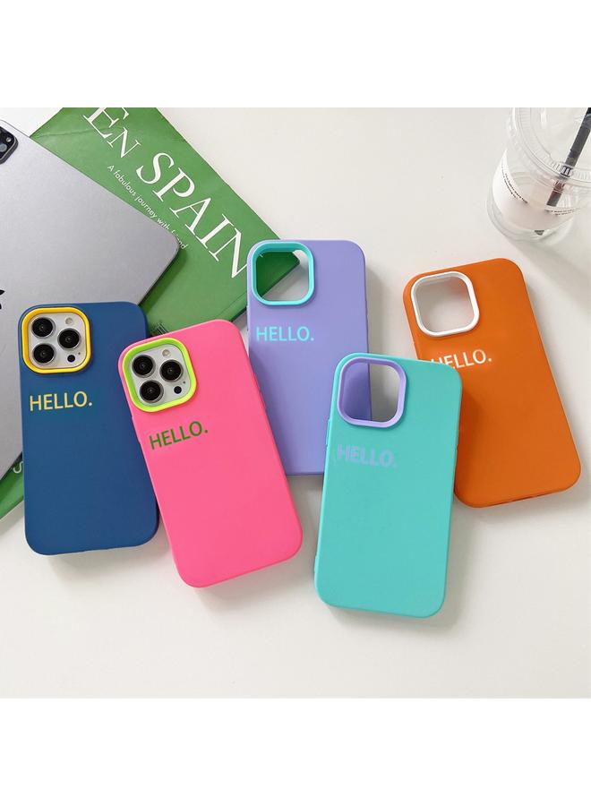 S-TOP Case For iPhone 14 Pro HELLO Word PC Hybrid TPU Phone Case - Image 2
