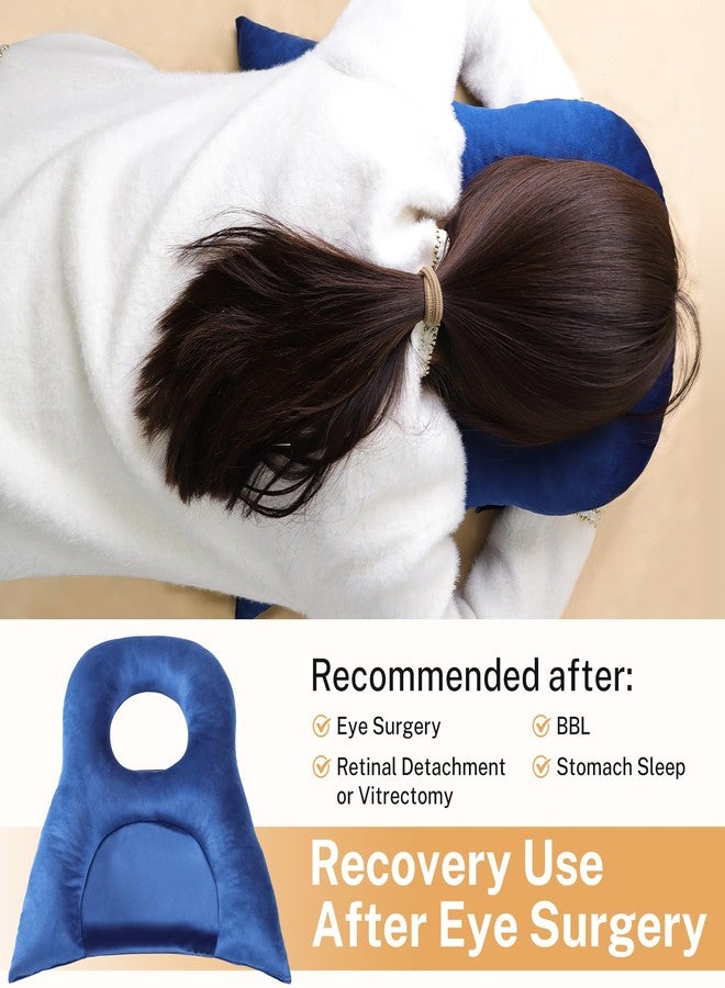 KUAZIDAR Face Down Pillow Adjustable Stomach Sleeping Pillow for Recovery After Eye Surgery BBL, Vitrectomy, Retinal Surgery, Prone Pillows, Removable Washable Cover, Home Massage Office Workplace Nap Pillows - Image 4