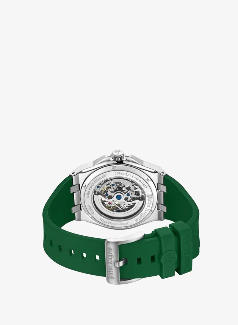 Palm Angels Green Altera Green Dial Green Silicone Strap Analog Watch for Men, 43mm for Men | Best Price UAE