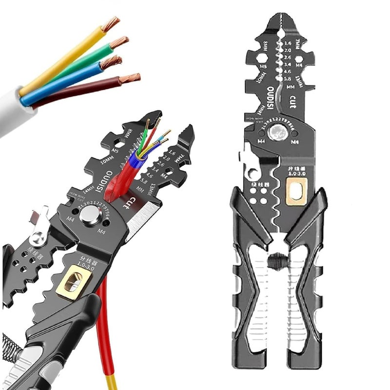 25in1 Wire Stripper and Crimping Tool Handheld Cable Cutter Portable Multitool for Electrical Work  - Image 1