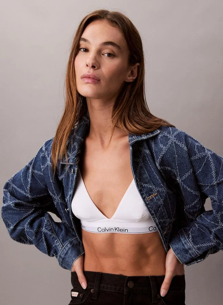 Calvin Klein Jeans All Over Print Denim Jacket