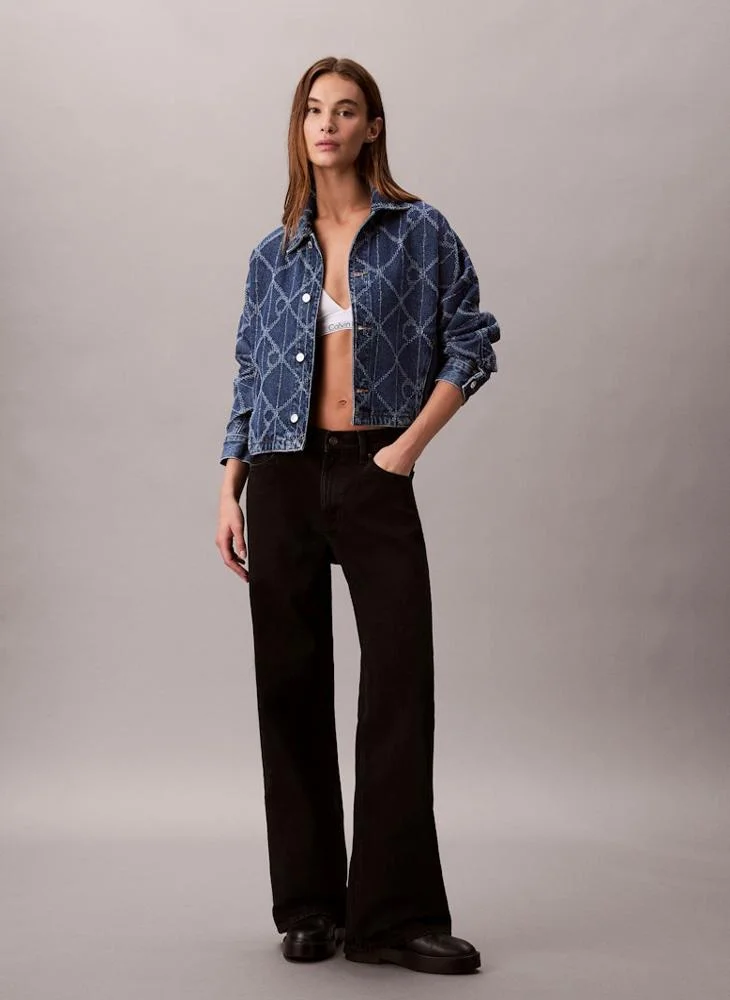 Calvin Klein Jeans All Over Print Denim Jacket