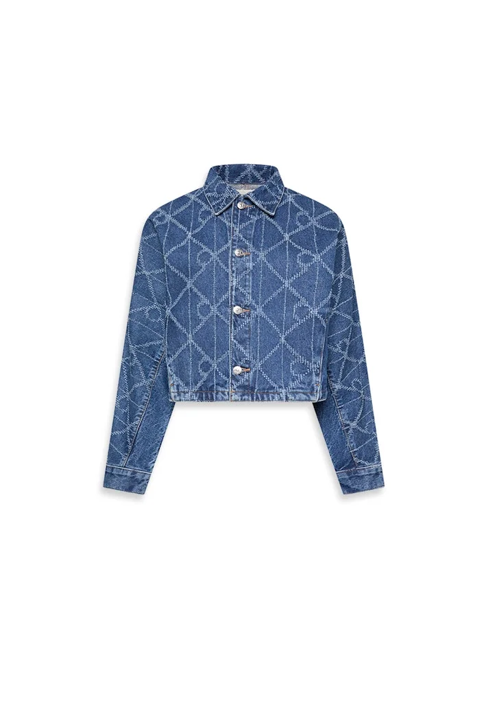Calvin Klein Jeans All Over Print Denim Jacket