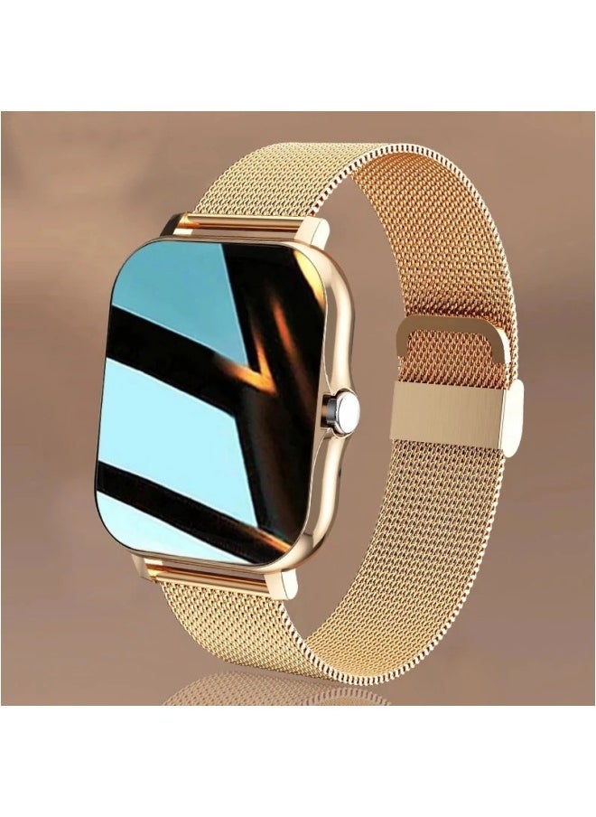WAOKN - Smart Watch for Men Women,Fitness Pedometer Heart Rate Sleep Monitoring, for Android and iOS Phones, IP67 Waterproof Fitness Tracker Watch, Bluetooth Call, Touch Screen Smart Bracelet - Image 1