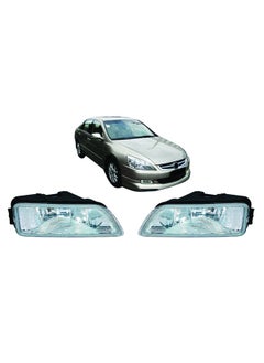 DLAA Dlaa Pack of 2 | HD022 Fog Lamp Suitable for Accord 2003-2006 with wires & switch  - Image 1