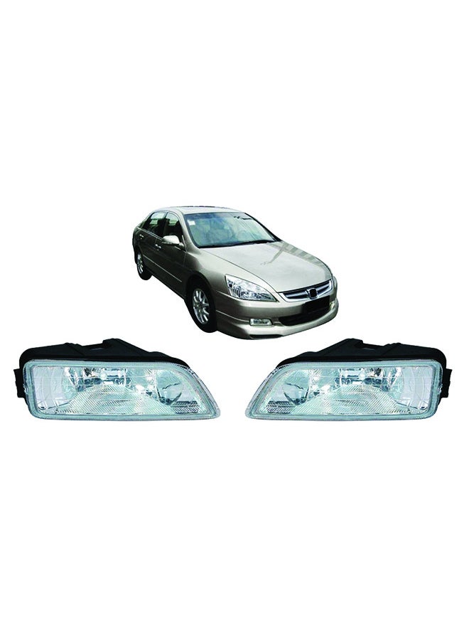 DLAA - Dlaa Pack of 2 | HD022 Fog Lamp Suitable for Accord 2003-2006 with wires & switch - Image 1