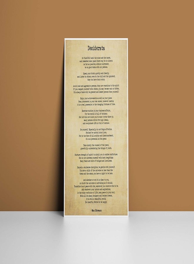 alterEgo Desiderata Famous Inspirational Poem Wall Poster (Max Ehrmann)(Multicolor) - Image 2