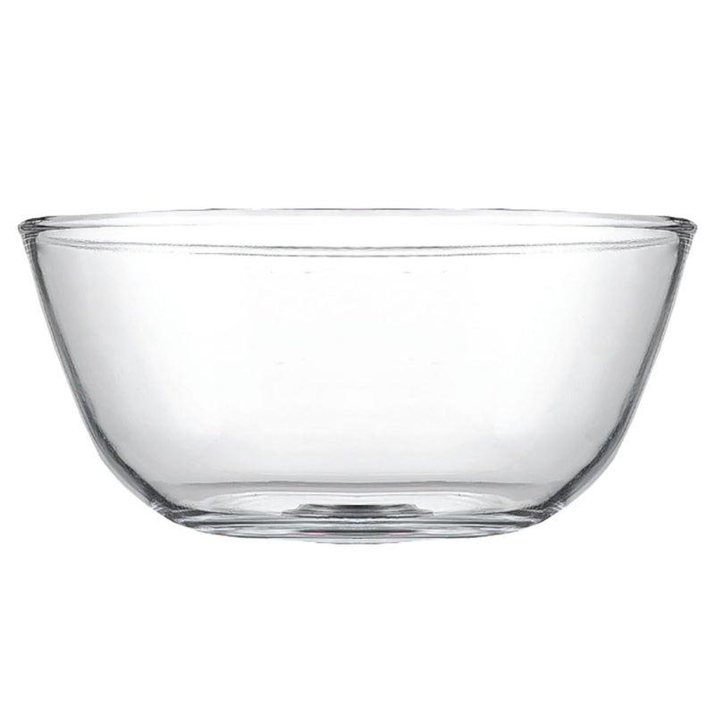 Large 4500ml Glass Mixing Bowl for Salad Soup Baking Serving Kitchen Dining - Image 2