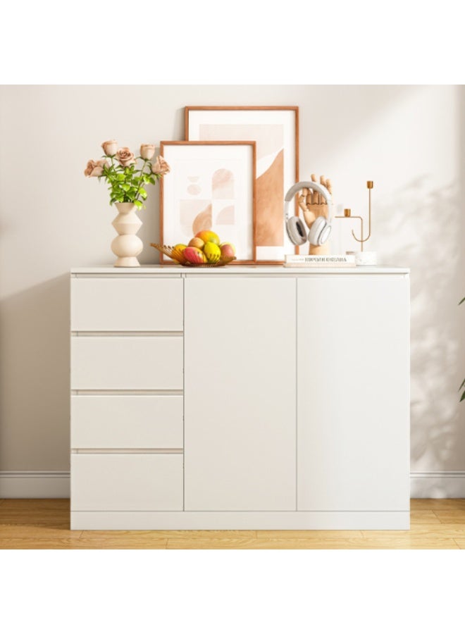 GoldenLike Storage Cabinet, Buffet Cabinet Coffee Bar Cabinet with 4 Drawers + 1 Double-door Cabinet Wooden Sideboard Entryway Cabinets for Bathroom, Kitchen, Living Room - Image 2