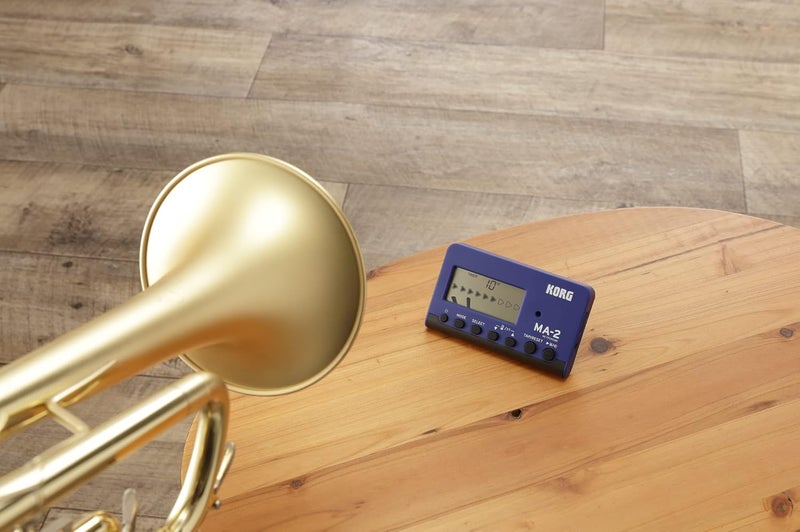 Korg MA-2 Digital Metronome for Orchestral Instruments w/ Large Display and 400 Hours Battery Life - Blue/Black - Image 3