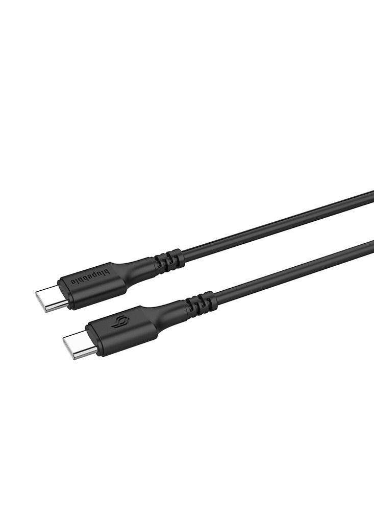 blupebble PowerFlow 60W USB-C to USB-C Fast Charging Cable | PD 3.0 Type-C Cable for iPhone 16, MacBook Air, iPad Pro, Samsung & Android | Braided, Durable | 1.2M & 2M Length Options - Image 3