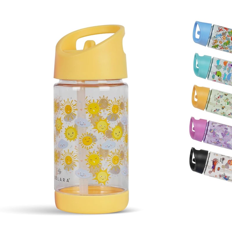 SOLARA Tritan Water Bottle for Kids 400ml | Kids Water Bottle | Sipper Water Bottle | BPA Free | Leak Proof | Food Grade | Sunny - Image 1