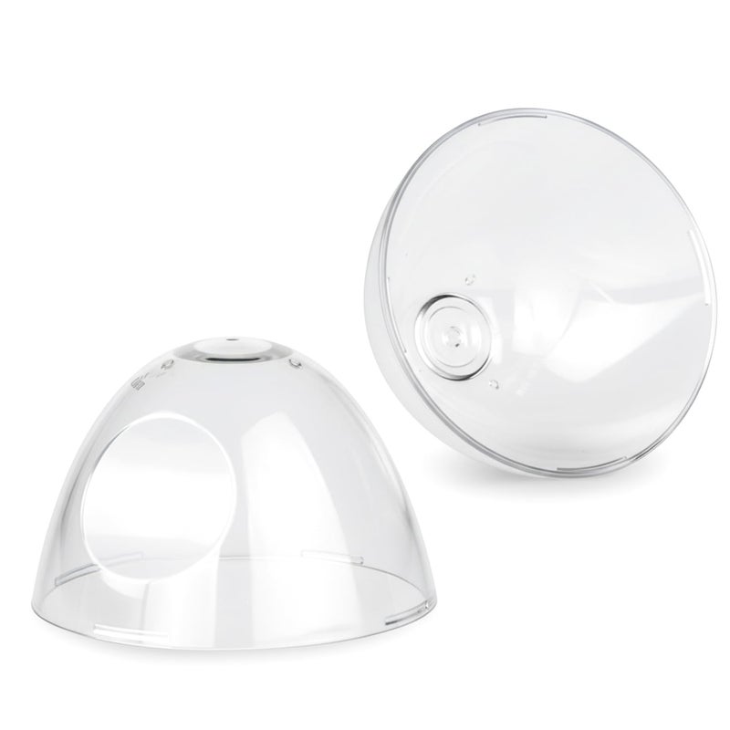 CHUBBIEE Baby Bottle Replacement Cap Lid for Comotomo 5 Ounce and 8 Ounce Silicone Bottle, 2 Count - Image 1