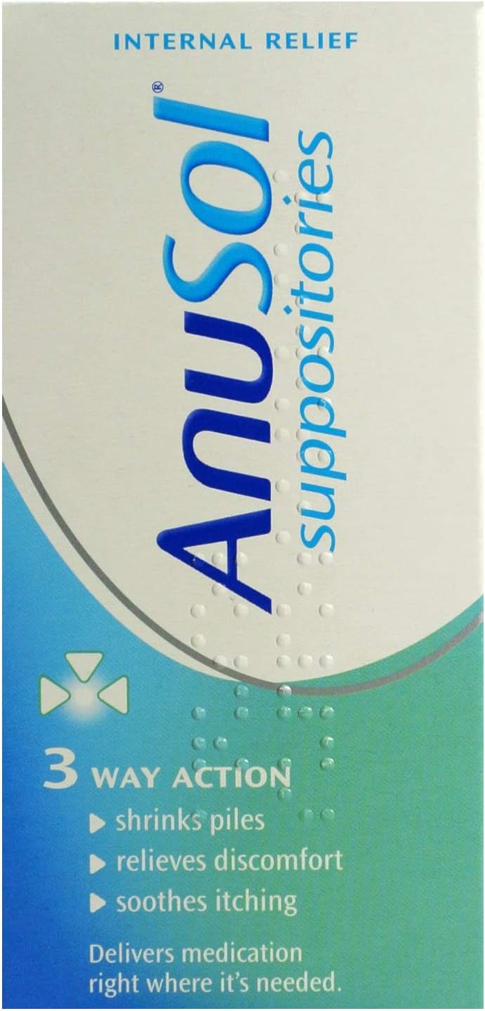 Anusol 2 x Anusol Suppositories 24 3 Way action - Image 2