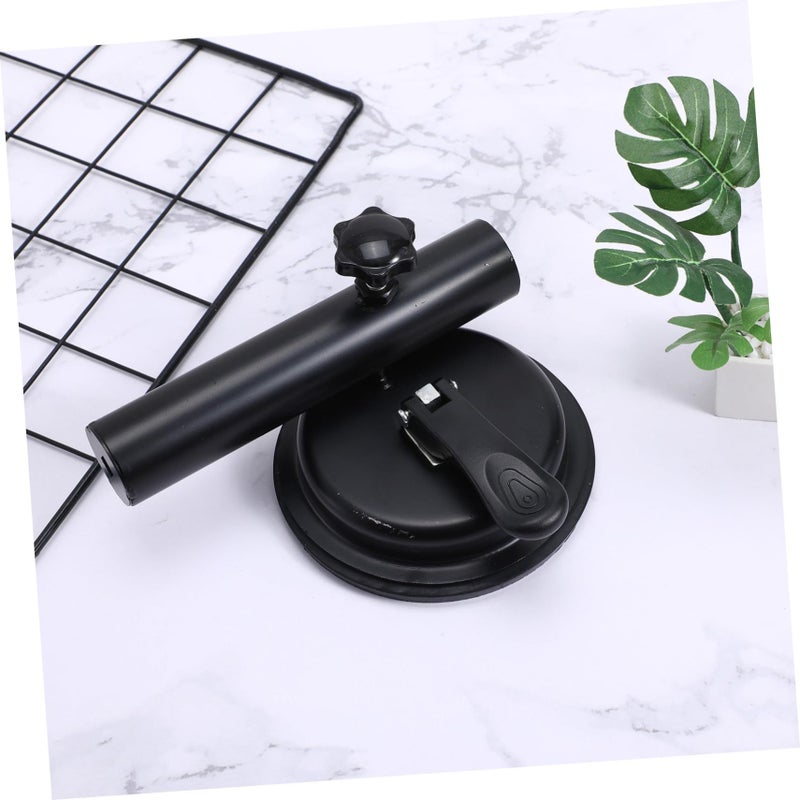 1Pc Flagpole Holder Durable Flag Pole Support For Outdoor Festivals And Events Strong Grip Suction Cup Bracket Black - Image 4
