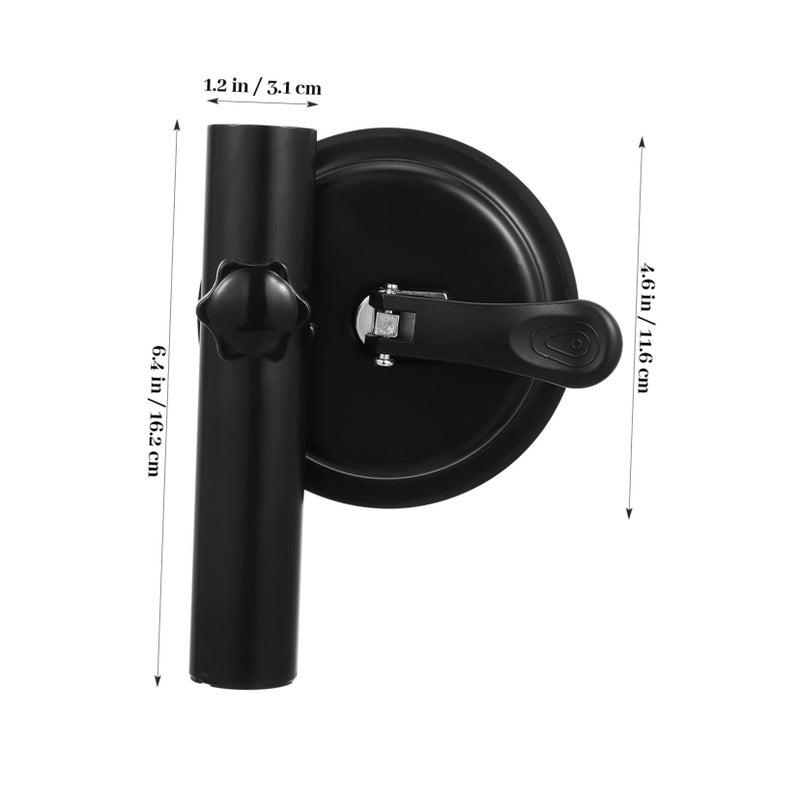 1Pc Flagpole Holder Durable Flag Pole Support For Outdoor Festivals And Events Strong Grip Suction Cup Bracket Black - Image 3