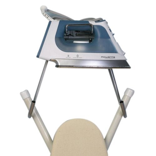 Household Essentials Over-The-Door Ironing Board Holder, Silver - Image 2