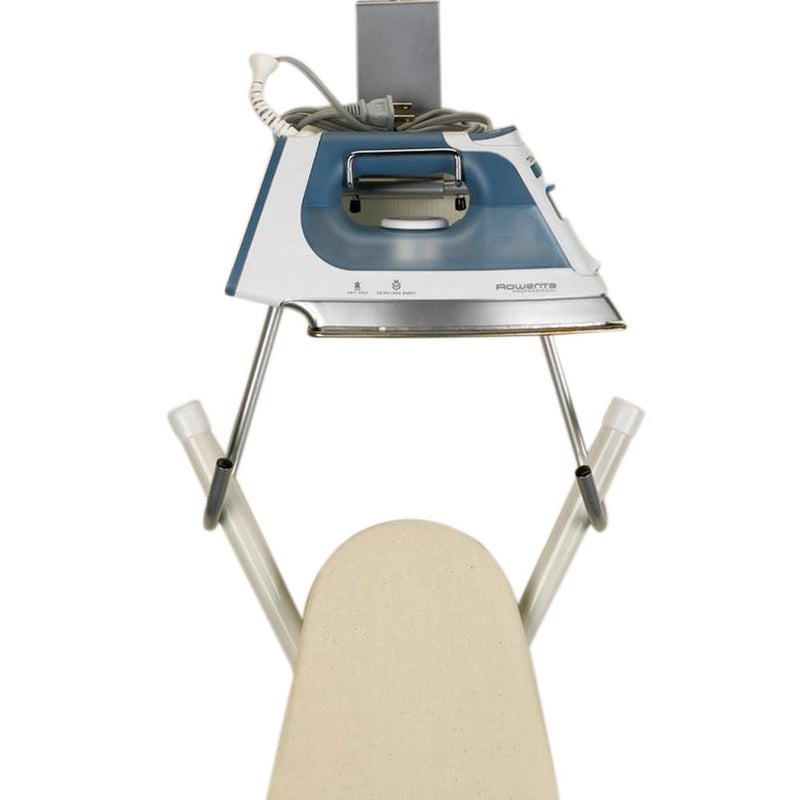 Household Essentials Over-The-Door Ironing Board Holder, Silver - Image 5
