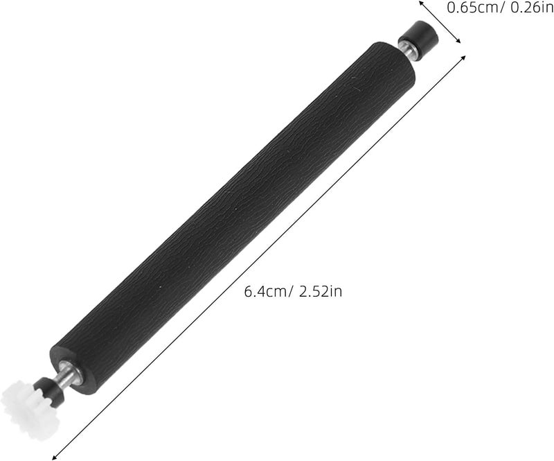 Printer Paper Roller, Replacement Parts for POS Thermal Printer, 2.52"x0.26"x0.26" Transfer Roller Shaft Spare for Label and Ticket Printing in Shops, Supermarkets, Offices, and Events - Image 2