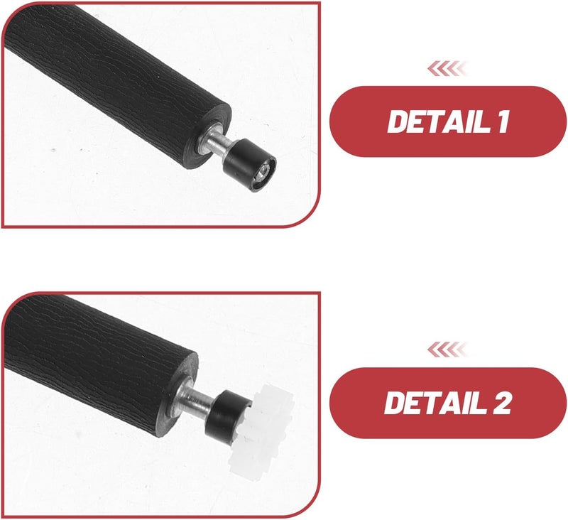 Printer Paper Roller, Replacement Parts for POS Thermal Printer, 2.52"x0.26"x0.26" Transfer Roller Shaft Spare for Label and Ticket Printing in Shops, Supermarkets, Offices, and Events - Image 3