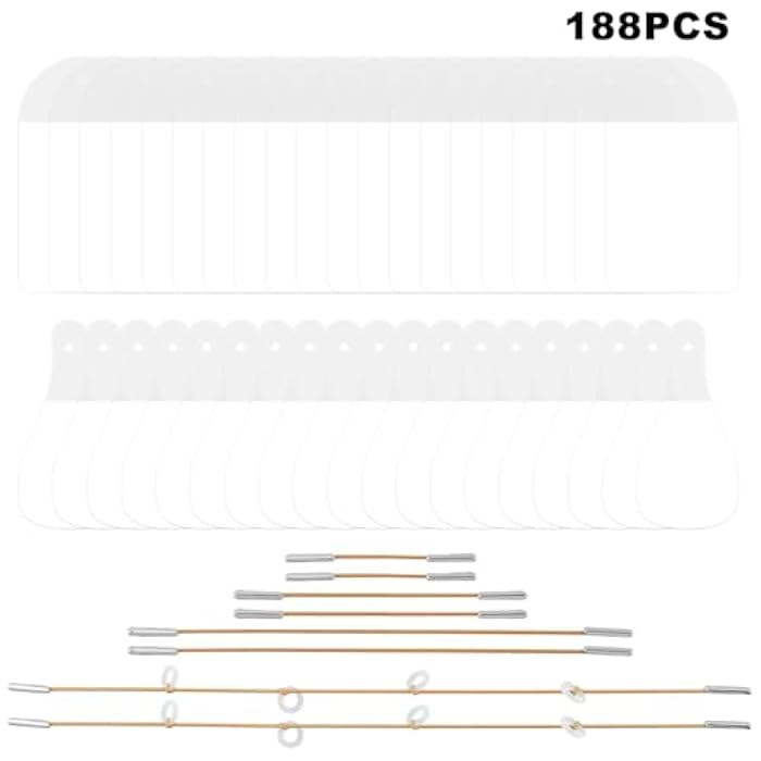 Kazheon Face Tape Lifting Invisible 180pcs Instant Facelift Tape Neck Tapes Face Lift Tapes and Bands with 8 Strings Faces Lifter for Makeup Eyes Jowls(COLOR:clear) - Image 3