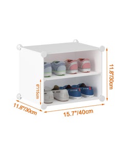 Arabest Shoe Rack, 8 Tier Shoe Storage Cabinet 32 Pair Plastic Shoe Shelves Organizer for Closet Hallway Bedroom Entryway  - Image 5