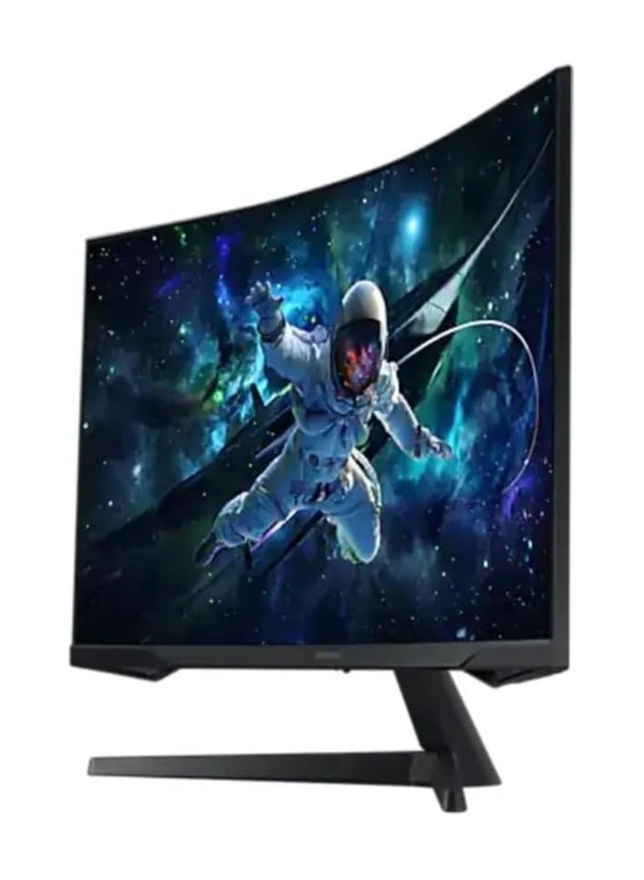 Samsung Odyssey G5 2K QHD HDR10 VA Panel Technology Curved Gaming Monitor with 165Hz Refresh Rate and AMD FreeSync, 32-Inch SizeLS32CG552EMXEG اسود - Image 1