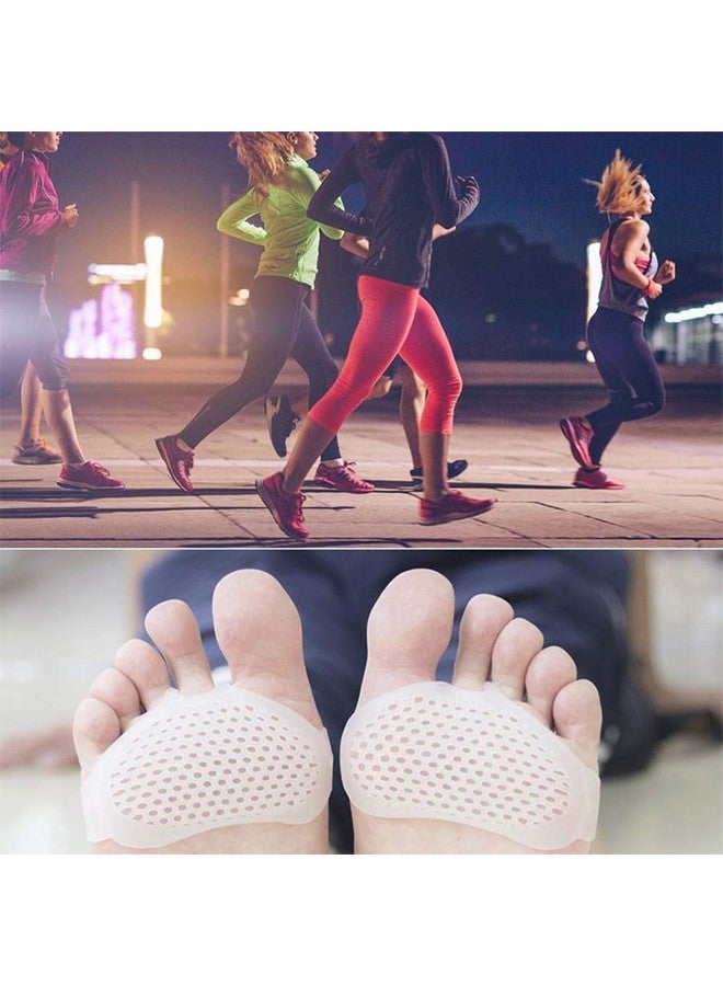 Wryer Silicone Gel Half Toe Sleeve Pads Tapkaa Antiskid Forefoot Soft Pads For Pain Relief - Image 4