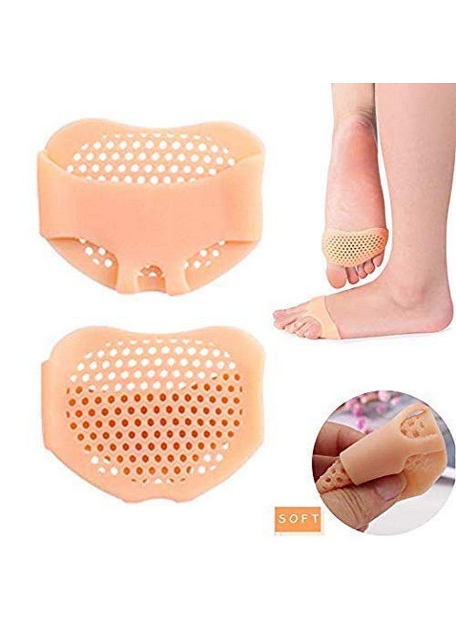Wryer Silicone Gel Half Toe Sleeve Pads Tapkaa Antiskid Forefoot Soft Pads For Pain Relief - Image 5