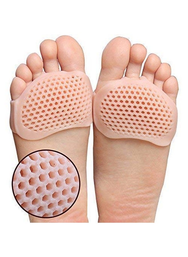 Wryer Silicone Gel Half Toe Sleeve Pads Tapkaa Antiskid Forefoot Soft Pads For Pain Relief - Image 1