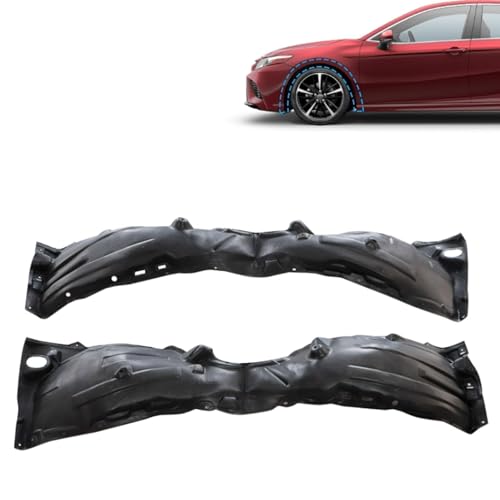 Sekeseauto 2Pcs Front Fender Liner Inner Left & Right Side Compatible with Toyota Camry SE XSE 2018 2019 2020 2021 Replace# 5387606320, 5387506320 - Image 1