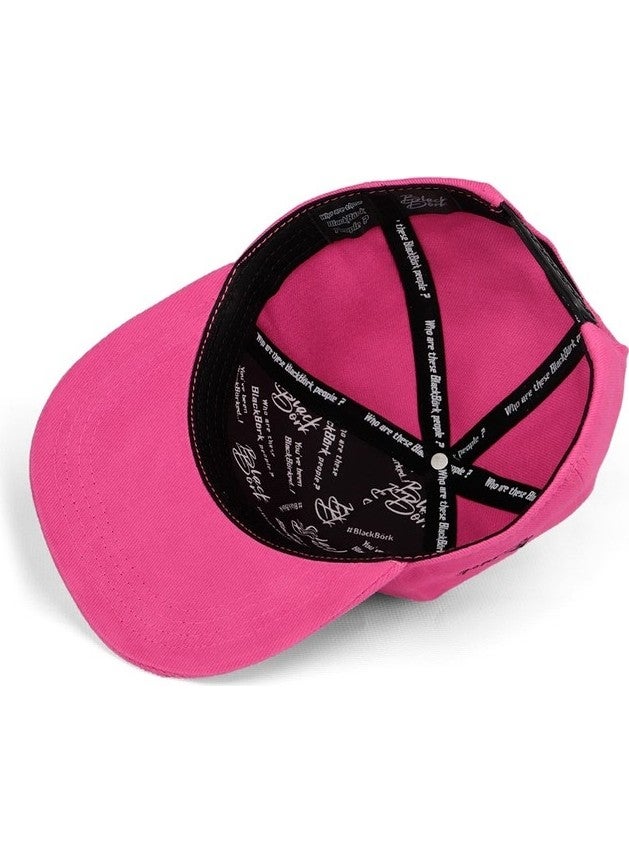 Black Börk Blackbörk V1 Hip Hop Kids Chameleon - 1bs Code Logo Unisex Pink Child Hat (Cap)  - Image 3