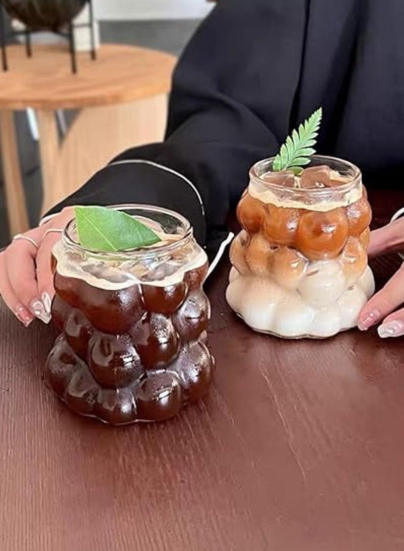 كوب زجاجي فقاعي، كوب عصير بسيط، كوب قهوة، كوب حليب، كوب الإفطار، كوب الحلوى، كوب مشروب بارد صيفي  - Image 5