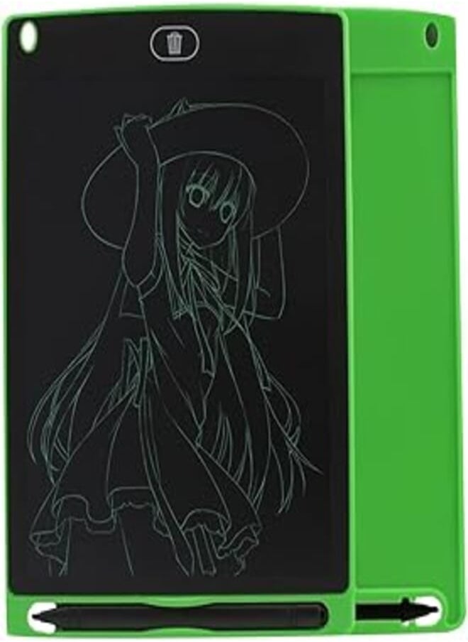 Generic Generic 8.5" LCD Laptop Writing and Drawing Tablet for Electro-Writing and Sketching, Notebook and Eco-Friendly, with Stylus Pen for Kids and Adults (Green 